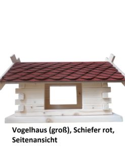 23.230-02 Vogelhaus (groß), Schiefer rot - 6